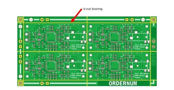 Full Customer Panel with V-cut Scoring