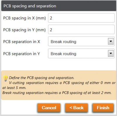 PCB separation method