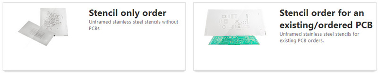 Order stencils Image of stencil types you can order